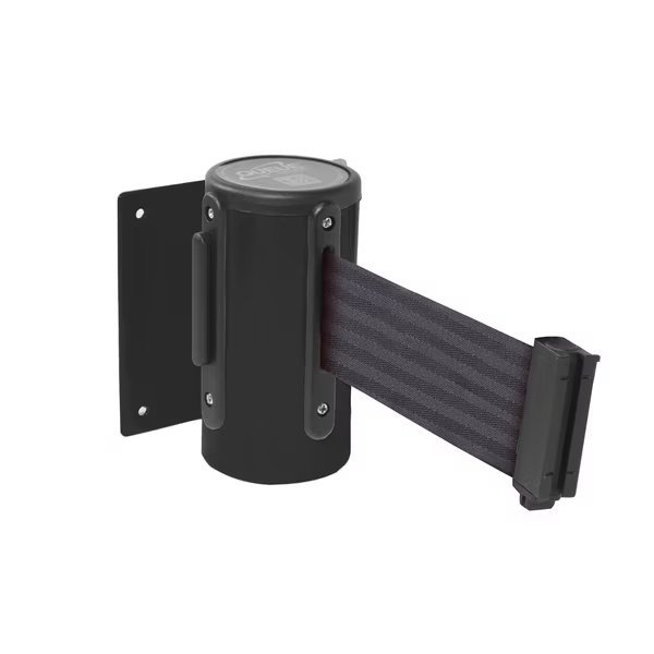 WallMaster 300, Black, 10' Black Belt, Queue Solutions, Mfr#: WM300B-BK100
